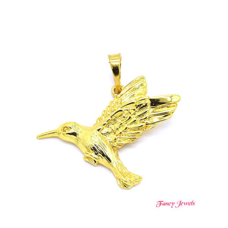 Goldplated Kolibrie hanger