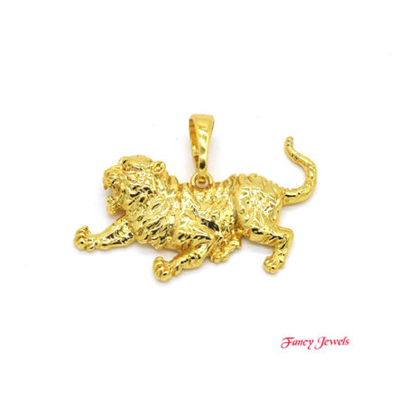 Goldplated Tijger hanger