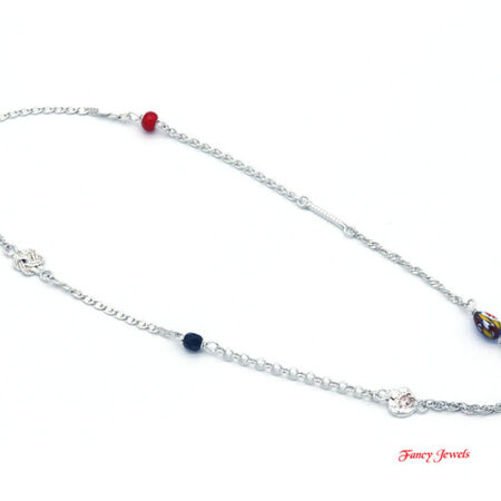 Zilveren Allakondre ketting/Kind