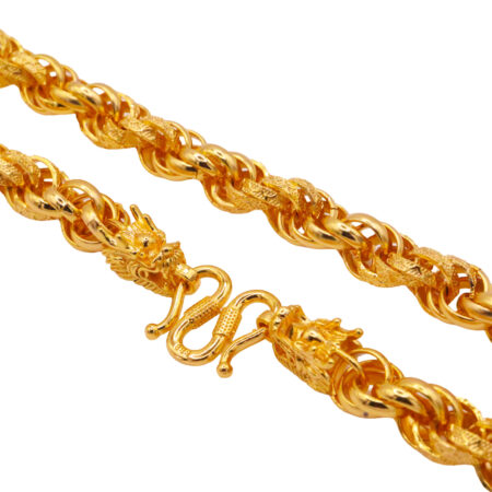 Goldplated taraté ketting