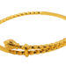 Goldplated roseknop armband