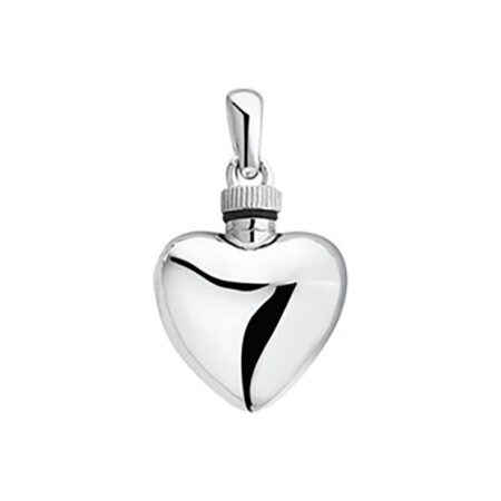 Zilveren Urnhanger hart