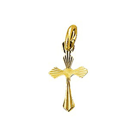 Kruis hanger gediamanteerd 14k