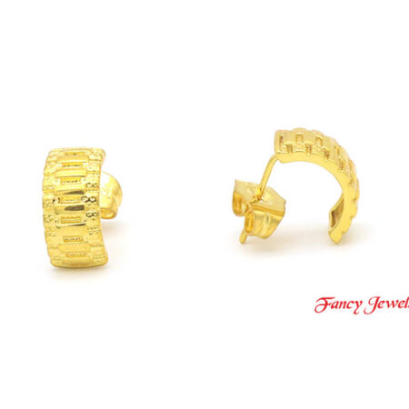 Goldplated Oorknop